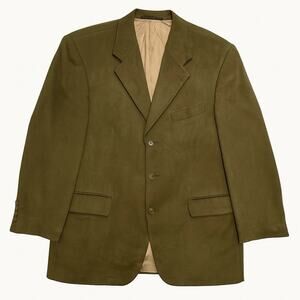Vintage Brandini for Filene’s Olive Green 3 Button Blazer Jacket 40S